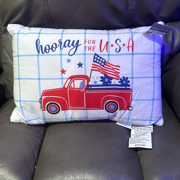 Other - NWT Hooray for the USA accent/decorative pillow
